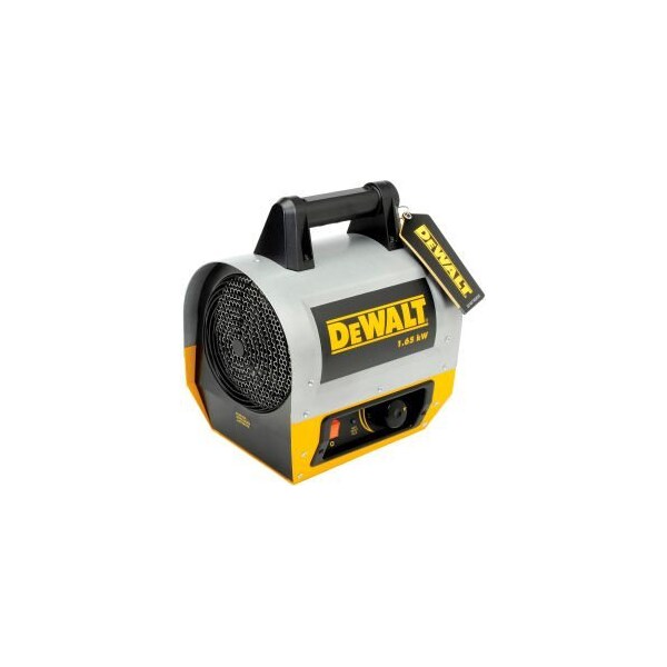 Enerco Group DeWALT Portable Forced Air Electric Heater W/ Adjustable Thermostat, 120V, 1 Phase, 1650 Watt DXH165 - main